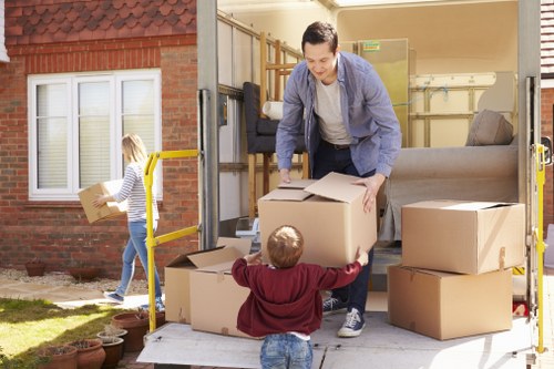 Business removals and storage solution in Blackwall with organized office equipment