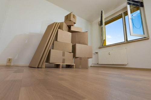 Secure Blackwall Storage facility concept with organized space