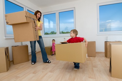 Local furniture storage collection in Blackwall for apartment and office items